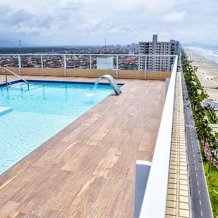 Ferienwohnung Apto C Wi-Fi A Beira-Mar Na Praia Jardim Real Sp Praia Grande  Exterior foto