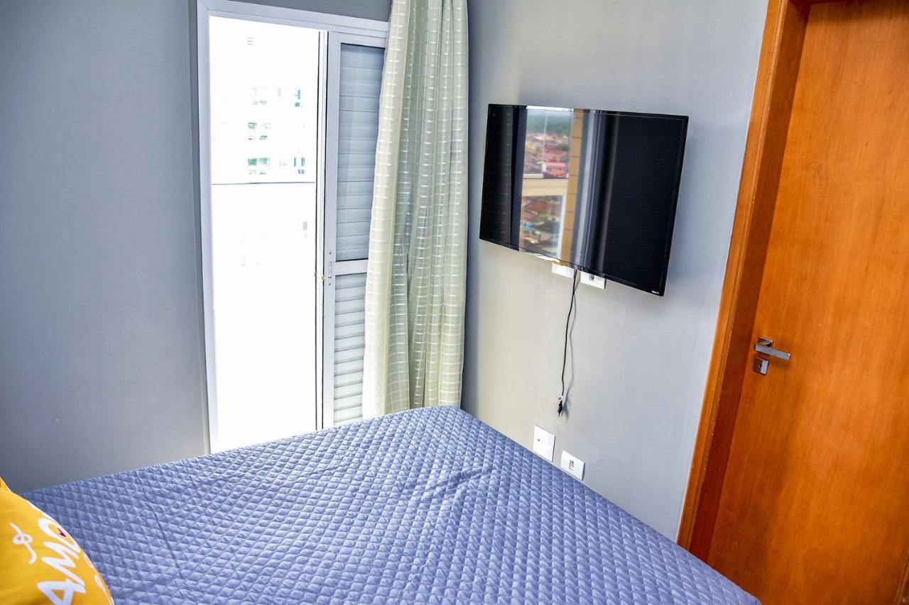 Ferienwohnung Apto C Wi-Fi A Beira-Mar Na Praia Jardim Real Sp Praia Grande  Exterior foto