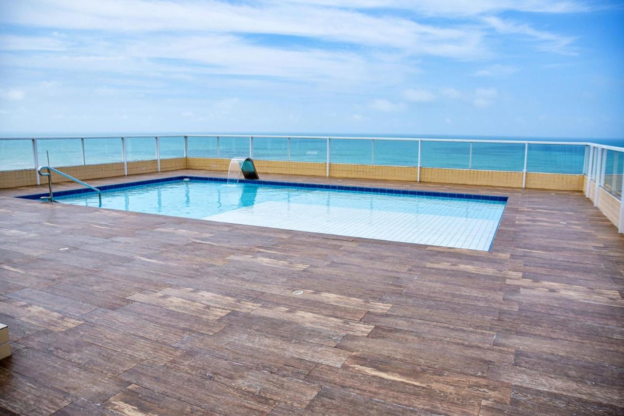 Ferienwohnung Apto C Wi-Fi A Beira-Mar Na Praia Jardim Real Sp Praia Grande  Exterior foto