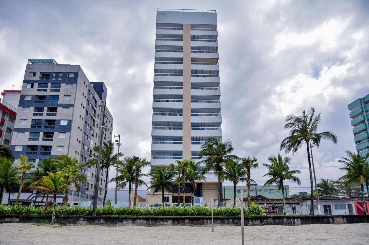 Ferienwohnung Apto C Wi-Fi A Beira-Mar Na Praia Jardim Real Sp Praia Grande  Exterior foto